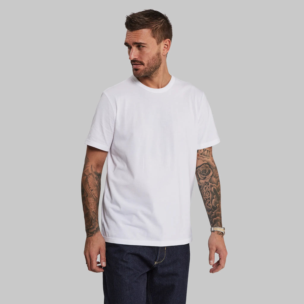 Vollebak 100 Year T Shirt Men's Cordura Cotton White