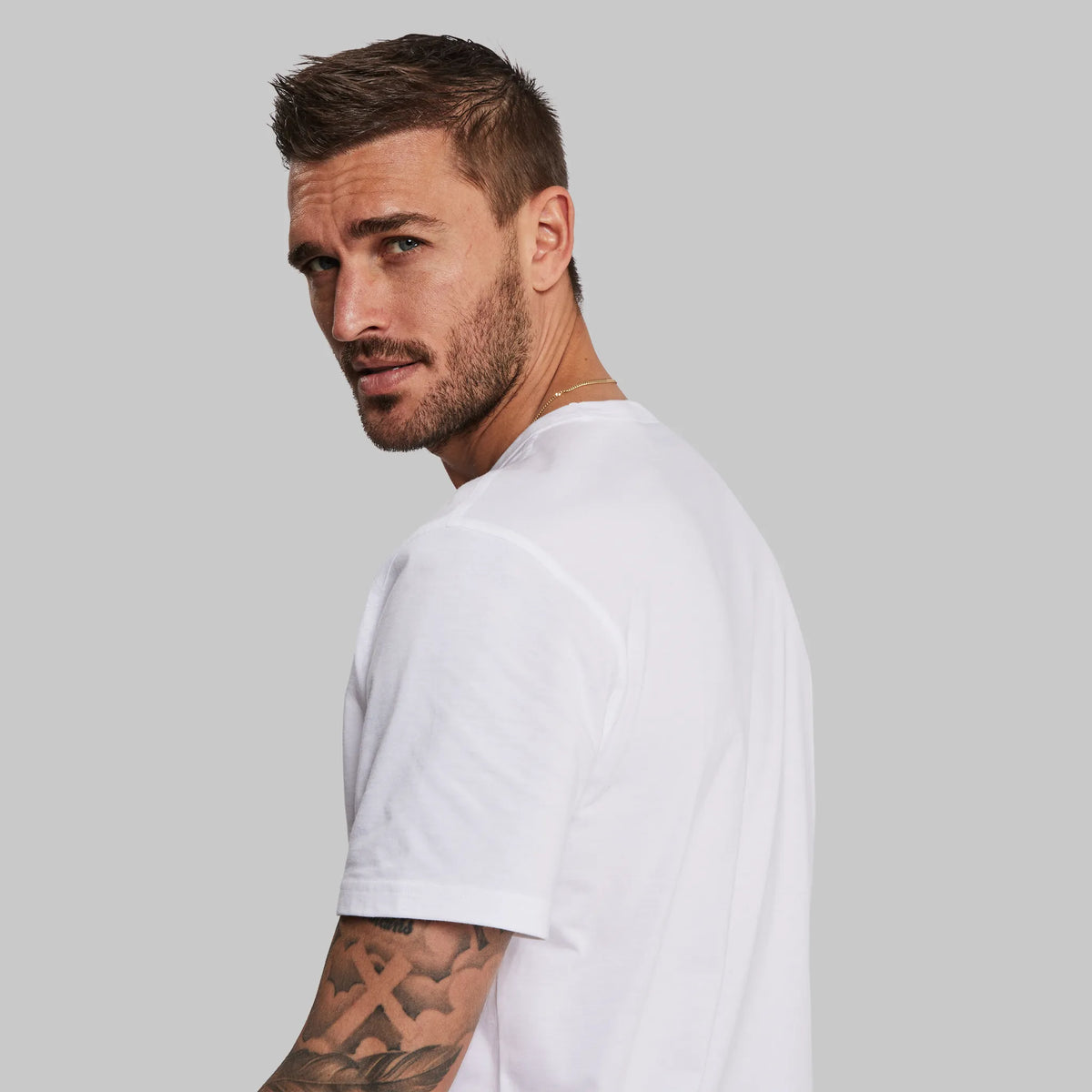 Vollebak 100 Year T Shirt Men's Cordura Cotton White