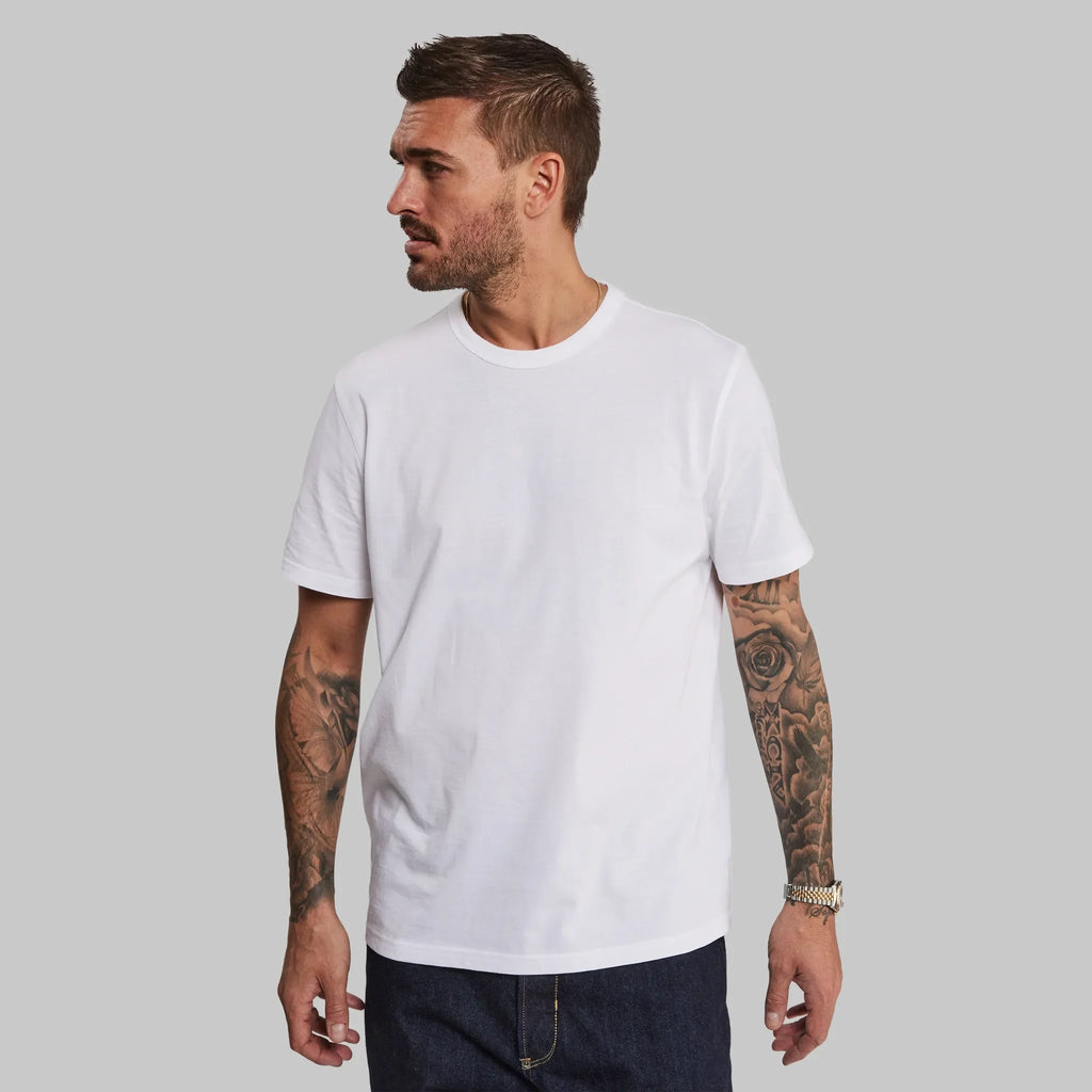 Vollebak 100 Year T Shirt Men's Cordura Cotton White