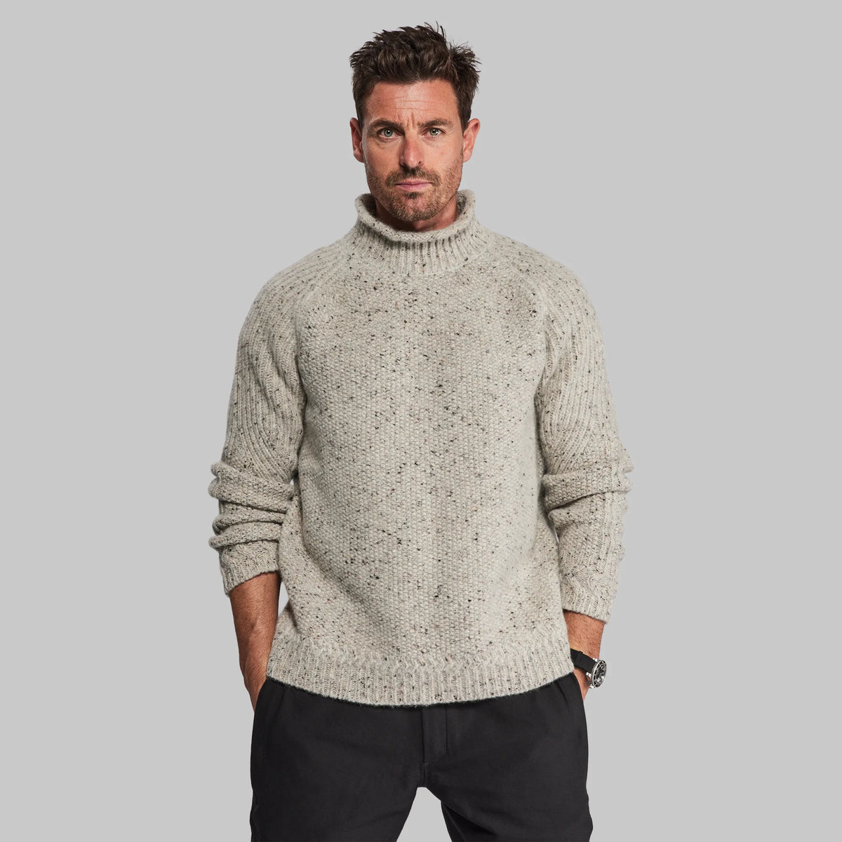 Vollebak Antarctic Sweater Men's Merino Wool Grey Edition