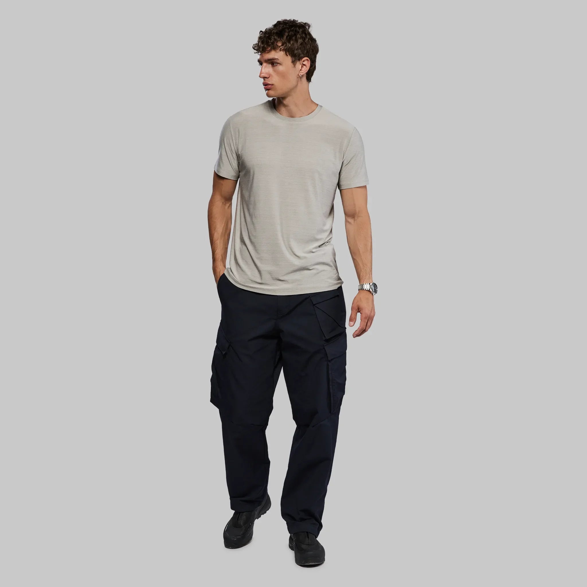 Vollebak Shielding T Shirt Modal Silver Blend